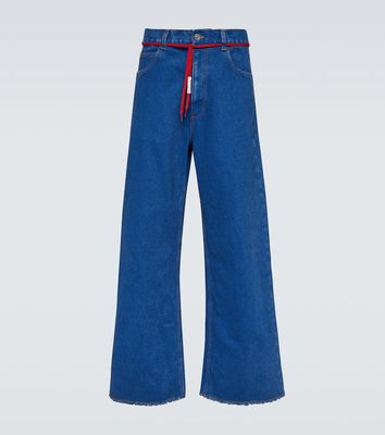 Marni Mid-rise wide-leg jeans