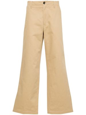 Marni mid-rise wide-leg trousers - Neutrals