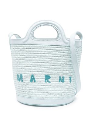 Marni mini Tropicalia bucket bag - Blue