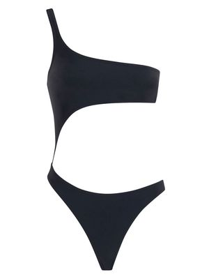 Marni one-shoulder cut-out swimsuit - Black
