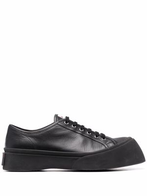 Marni Pablo leather flatform sneakers - Black