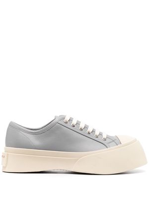 Marni Pablo leather flatform sneakers - Grey