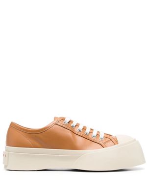 Marni Pablo leather low-top sneakers - Brown