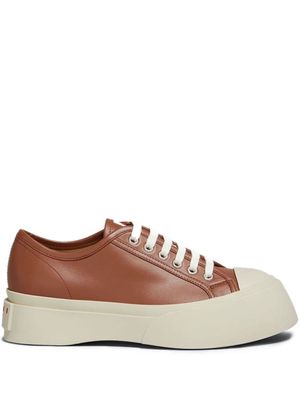 Marni Pablo leather sneakers - Brown