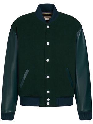 Marni panelled bomber jacket - Green