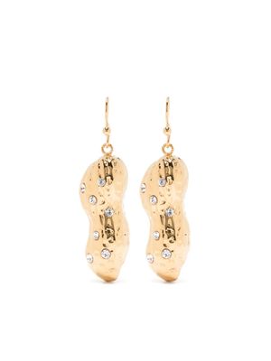 Marni peanut-shaped earrings - Gold
