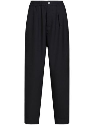 Marni pleated wool trousers - Black