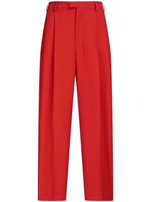 Marni pressed-crease tapered trousers