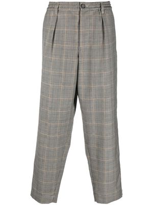 Marni Prince-Of-Wales check-print trousers - Black