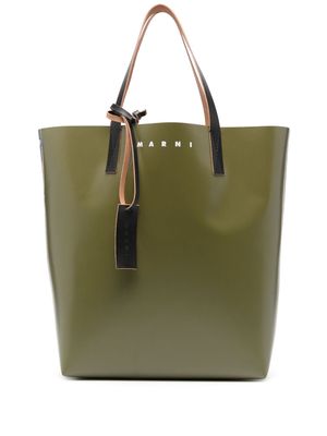 Marni printed tote bag - Green