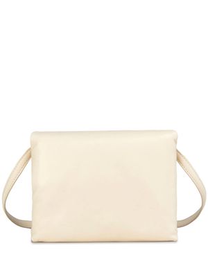 Marni Prisma leather clutch bag - Neutrals