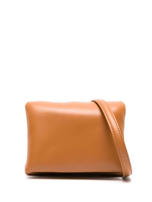 Marni Prisma leather mini bag - Brown