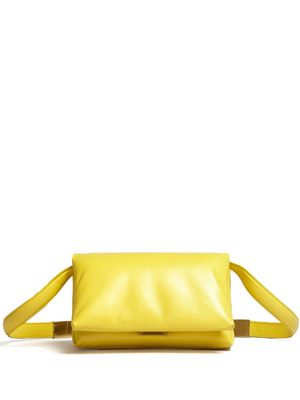 Marni Prisma leather shoulder bag - Yellow