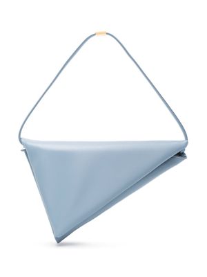 Marni Prisma leather triangle bag - Blue