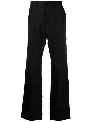 Marni raw-cut edge detail trousers - Black