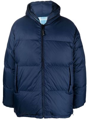 Marni reversible padded hooded coat - Blue