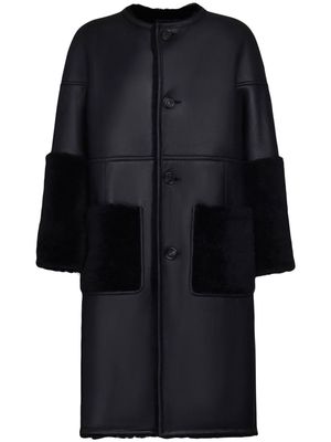 Marni reversible shearling coat - Black