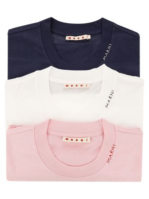 Marni Set Of 3 Cotton T-shirts
