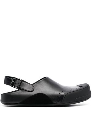 Marni slingback-strap round-toe sandals - Black