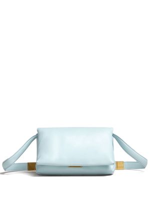 Marni small Prisma leather shoulder bag - Blue