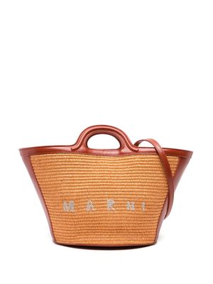Marni small Tropicalia tote bag - Orange