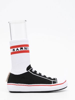 Marni sock-style high-top sneakers - Black