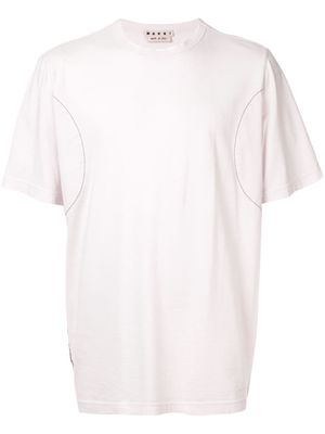 MARNI stitch detail T-shirt - Pink