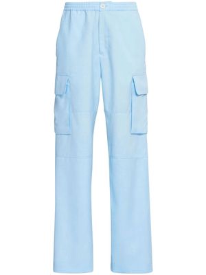 Marni straight-leg cargo pants - Blue