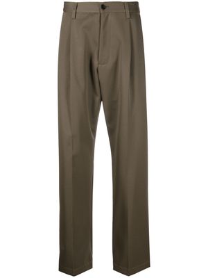 Marni straight-leg cut chino trousers - Green
