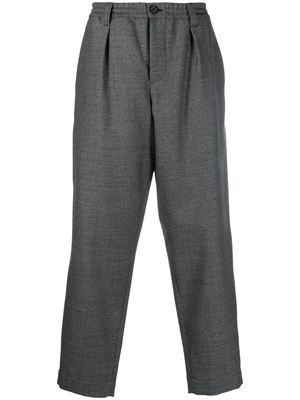 Marni straight-leg wool trousers - Black