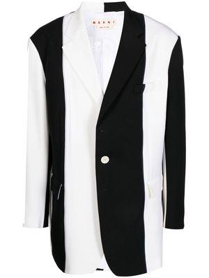 Marni stripe blazer jacket - Black