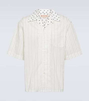Marni Striped cotton poplin shirt