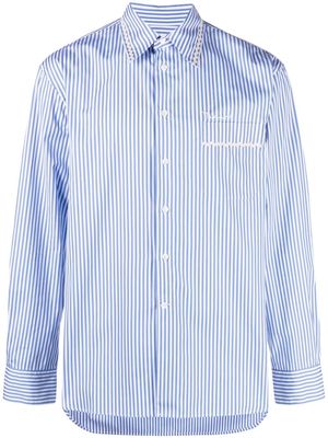 Marni striped cotton shirt - Blue