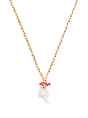 Marni toadstool chain-link necklace - Gold