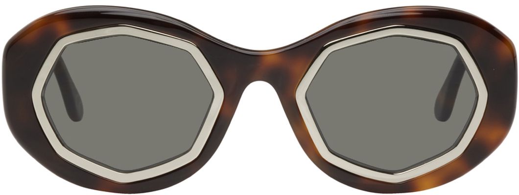 Marni Tortoiseshell Mount Bromo Sunglasses