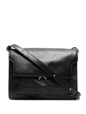 Marni Trunk leather messenger bag - Black