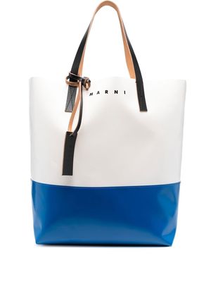 Marni two-tone shoulder bag - White