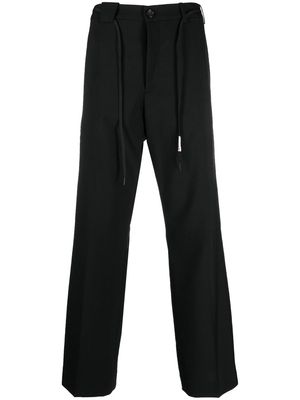 Marni virgin-wool drawstring trousers - Black