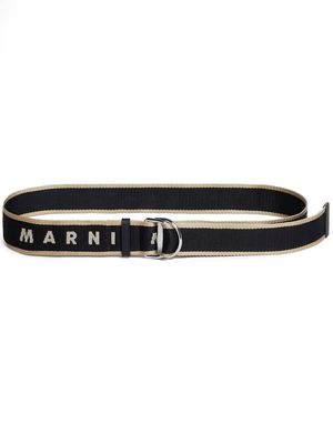 Marni woven logo belt - Black