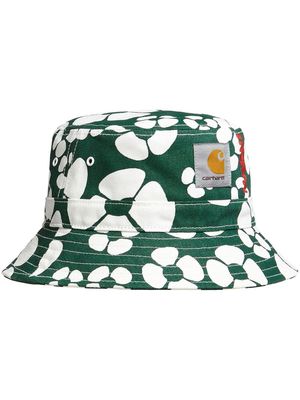 Marni x Carhartt floral-jacquard bucket hat - Green