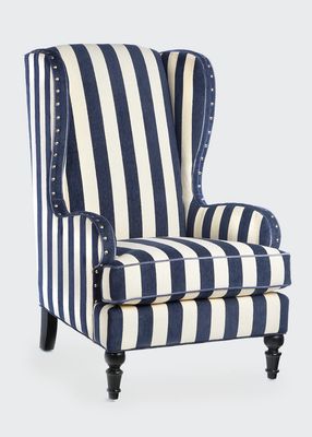 Marquee Chenille Wing Chair