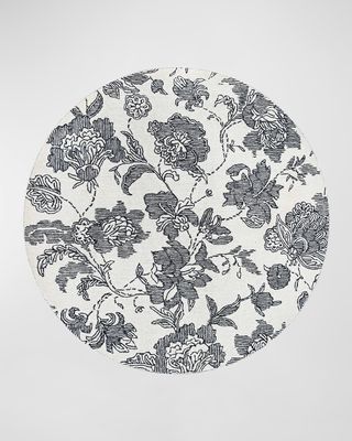 Marquee Floral Round Rug, 6'