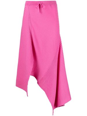 Marques'Almeida asymmetric wool skirt - Pink
