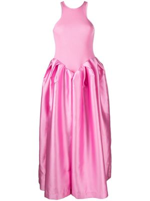 Marques'Almeida tank voluminous maxi dress - Pink
