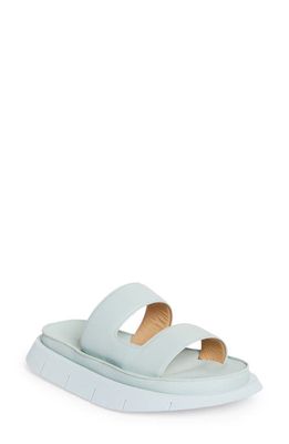 Marsell Intagliato Slide Sandal in Pastel Light Blue