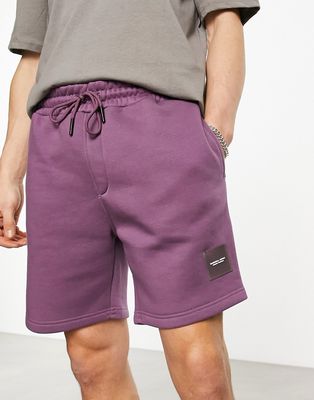 Marshall Artist insignia sweat shorts in purple