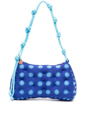 Marshall Columbia Poppy polka-dot quilted shoulder bag - Blue