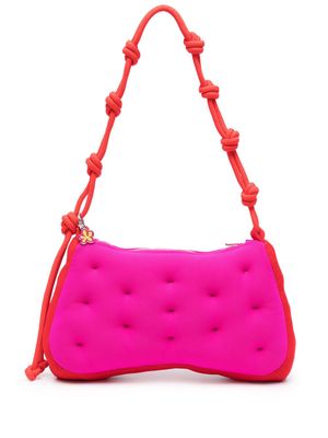 Marshall Columbia Poppy rope-detail quilted shoulder bag - Pink