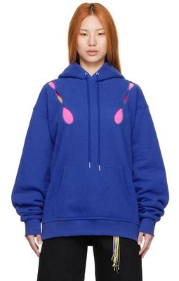 Marshall Columbia SSENSE Exclusive Blue Cotton Hoodie