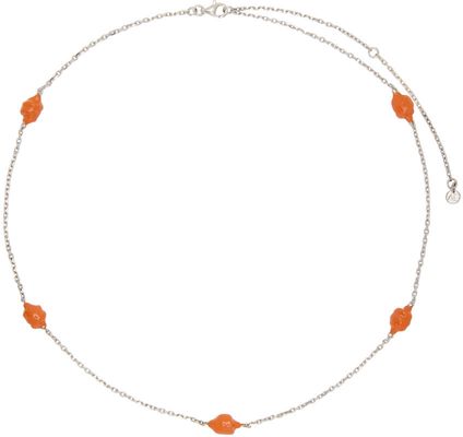 Marshall Columbia SSENSE Exclusive Orange Alan Crocetti Edition Knot Necklace